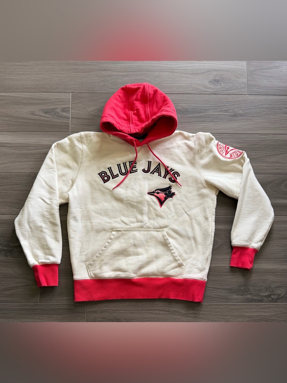 Blue Jays youth Cream colored Hoodie
